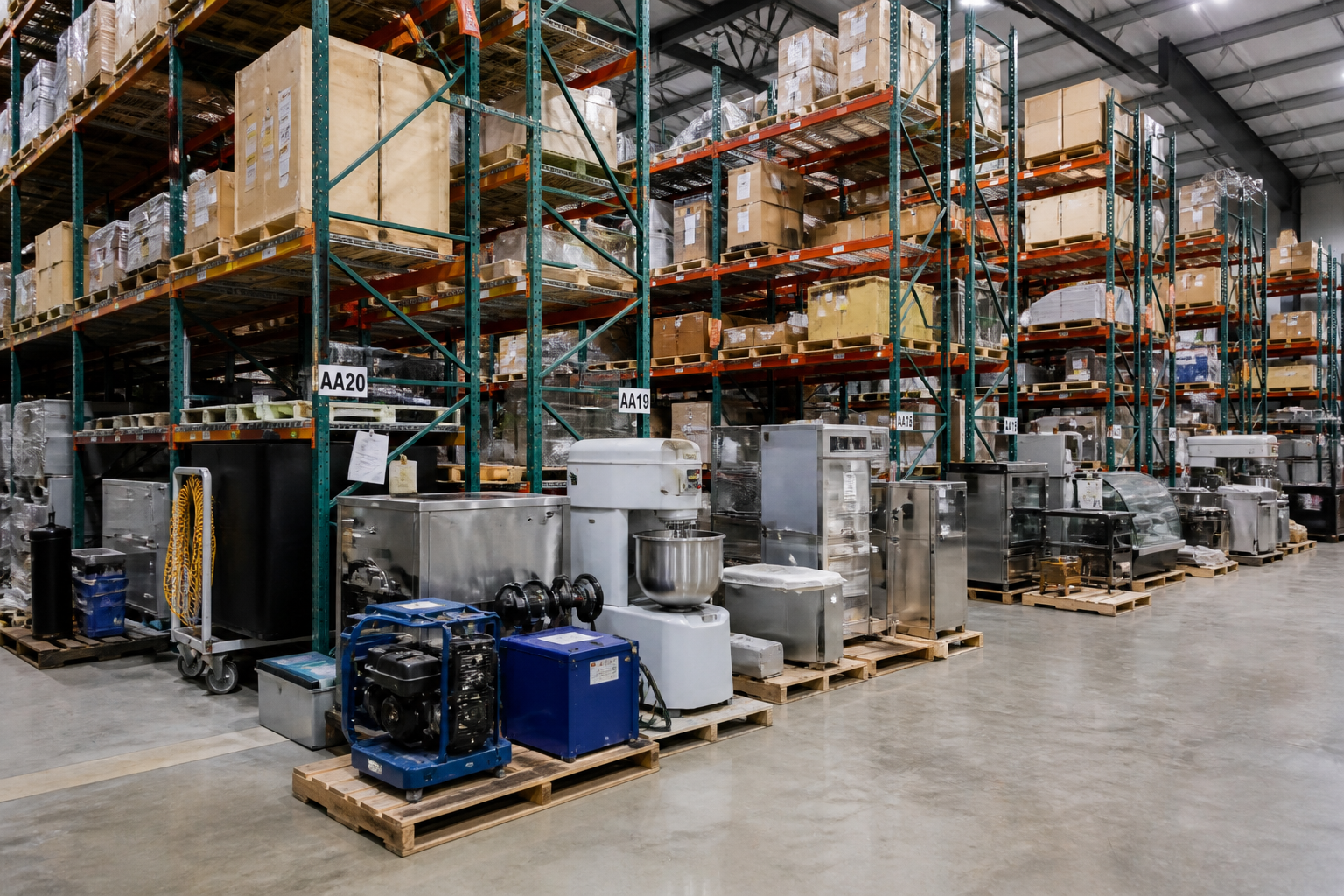 Auction warehouse